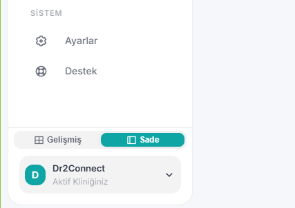 Görünüm Değiştirme Butonları